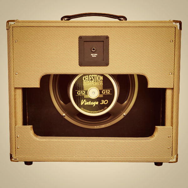 Juketone 12” Loaded Tweed Speaker Cabinet