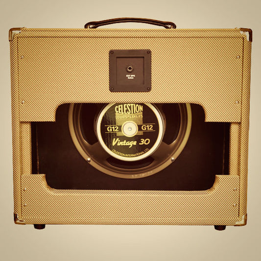 Juketone 12” Loaded Tweed Speaker Cabinet